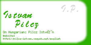 istvan pilcz business card